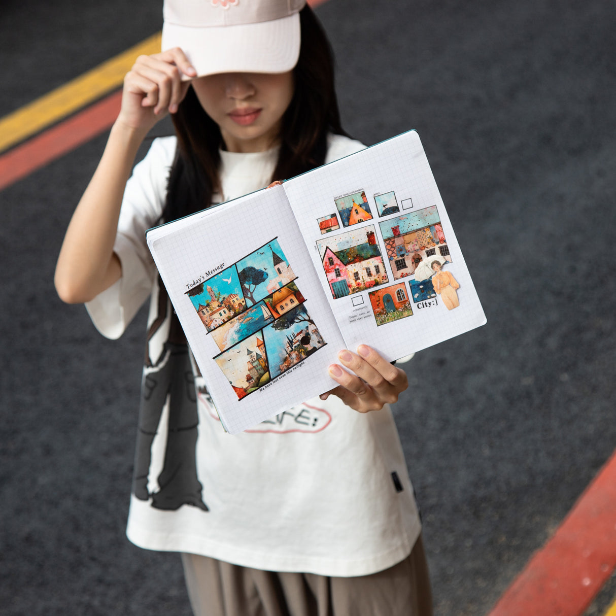 1 roll town life washi-tape (T25042707)