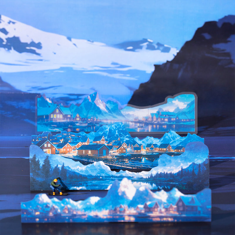 10pcs landscape sticker pack (S25100901)