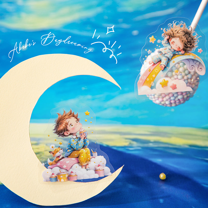 20pcs cute boys day dreaming PET-sticker pack (S25081201)