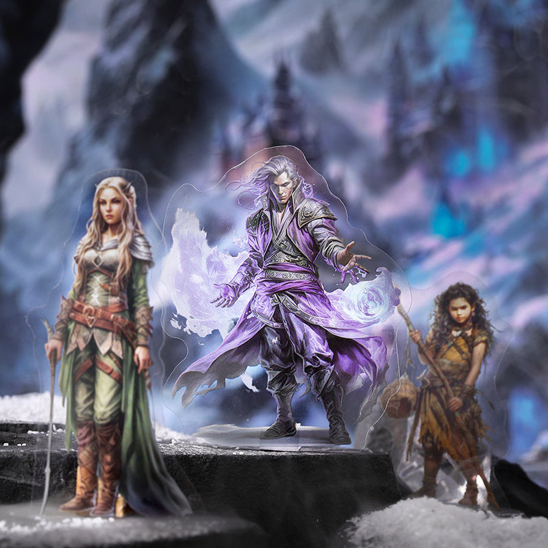 15pcs FANTASY professionals PET-sticker pack (S25062704)