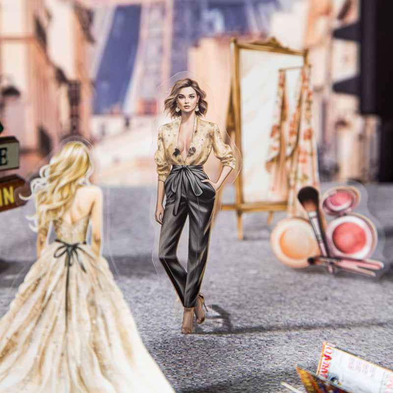 20pcs paris fashion PET sticker pack(S25072203)