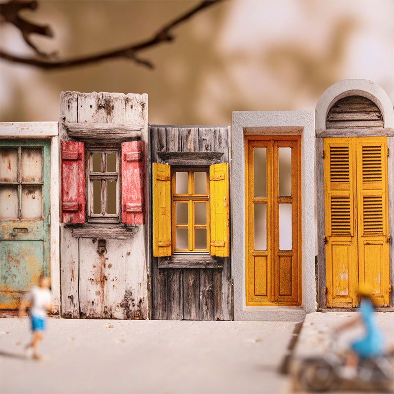 20pcs vintage window door sticker pack (S25102111)