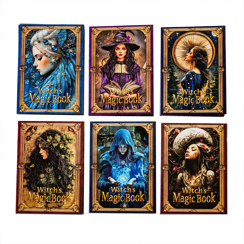 50pcs witch magic book paper pack (P25081901)