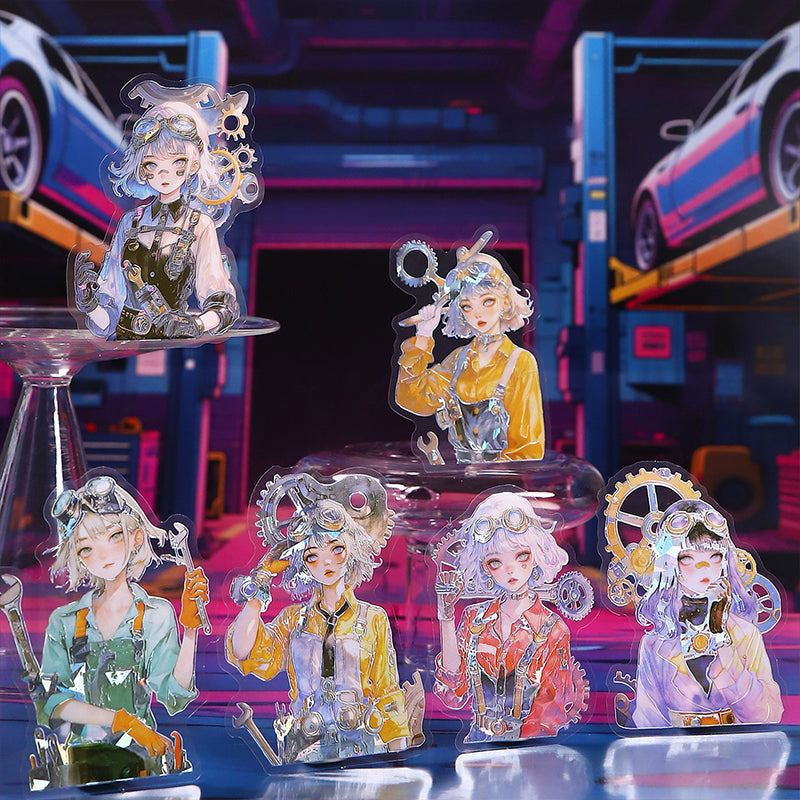 10pcs professional PET(shell light)sticker pack (S25090903)