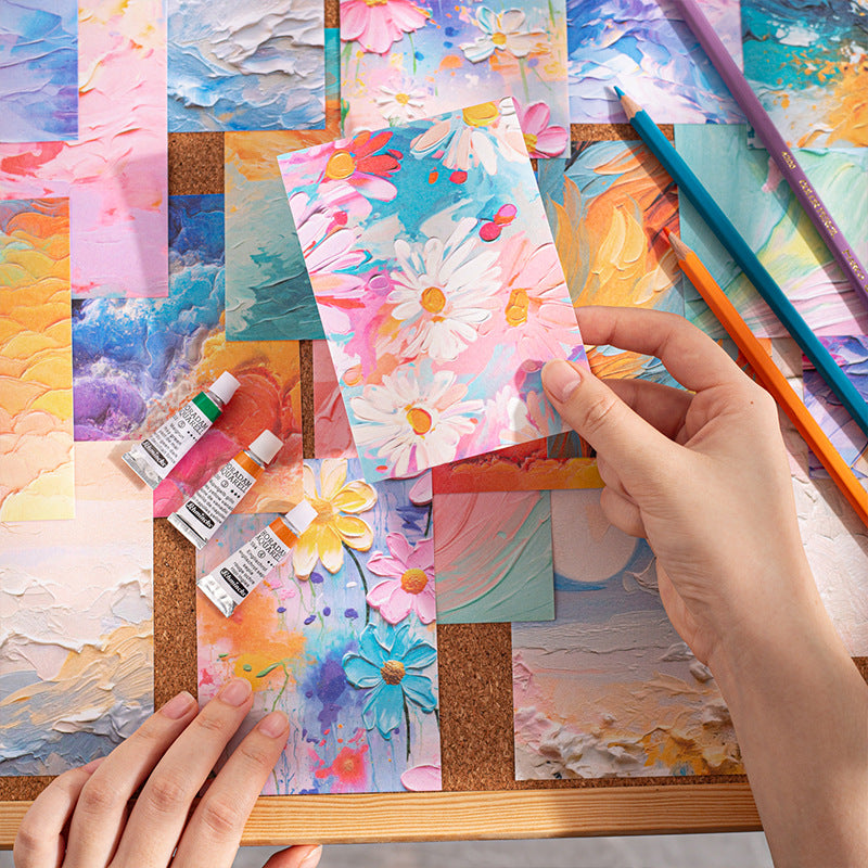 10pcs color painting washi-sticker pack (S25070406)