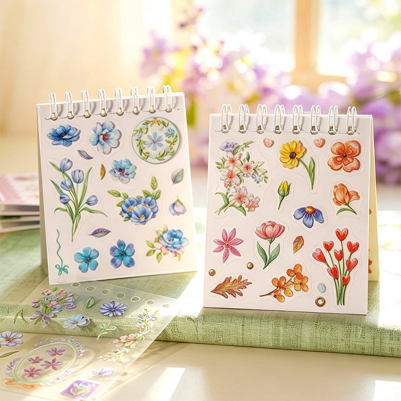 20sheets floral sticker book(TZB26071910)