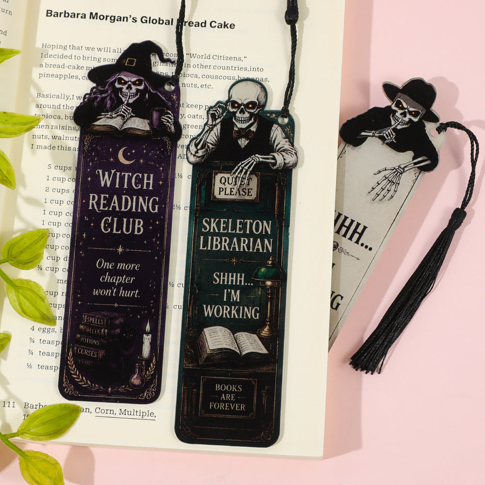 Gothic witch bookmark 1 pc