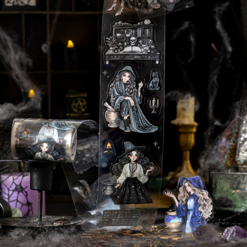 1 roll magic and witch pre-cut PET-tape (T25072804)