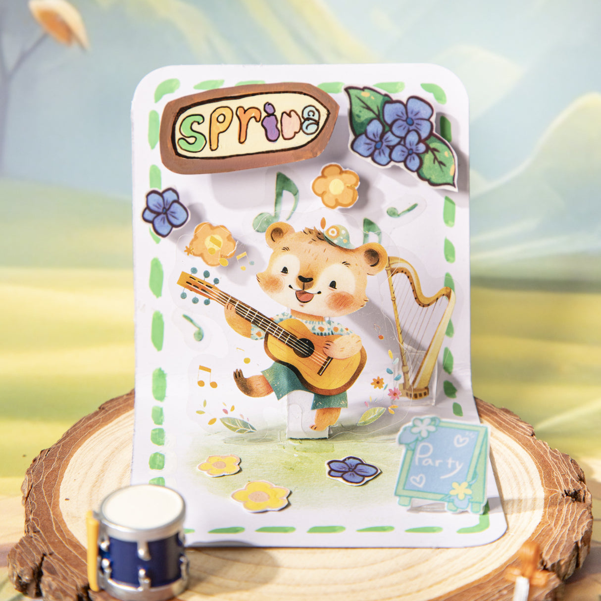 15pcs animal concert sticker pack (S25070806)