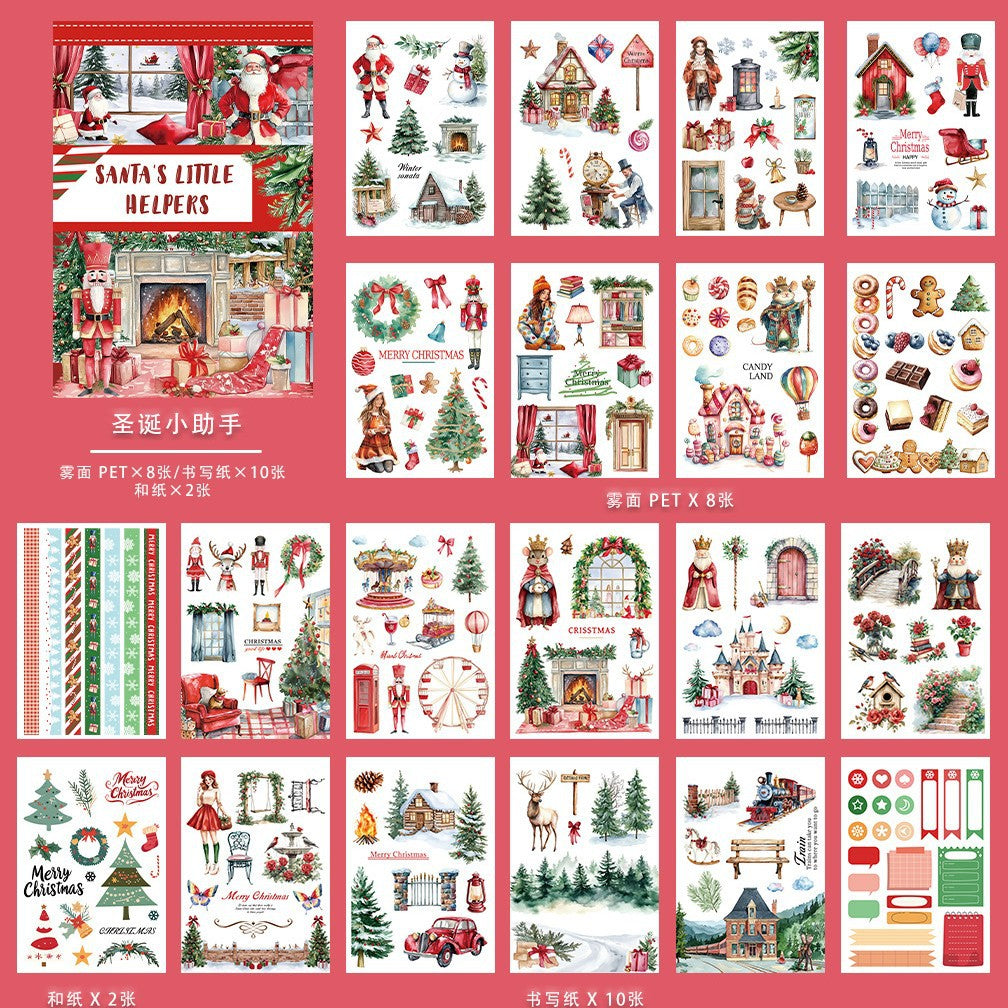 Christmas sticker book 20pages(TZB26090702)