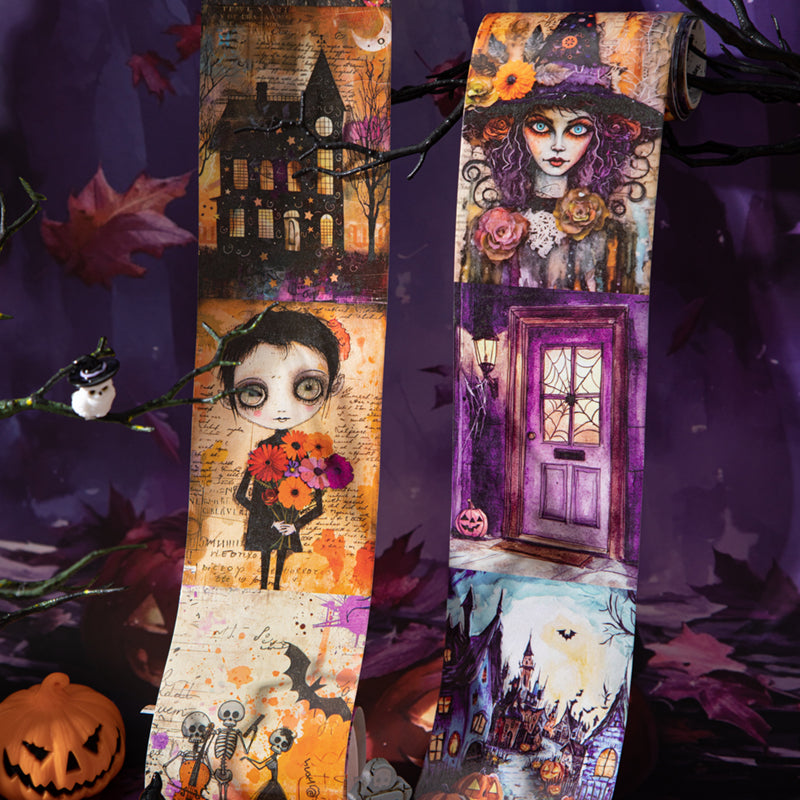 1 roll Halloween town wide washi-tape (T25081908)