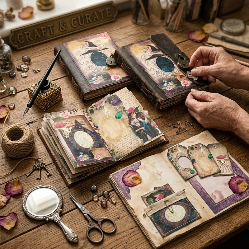 16pcs dark witch paper pack(P26053008)
