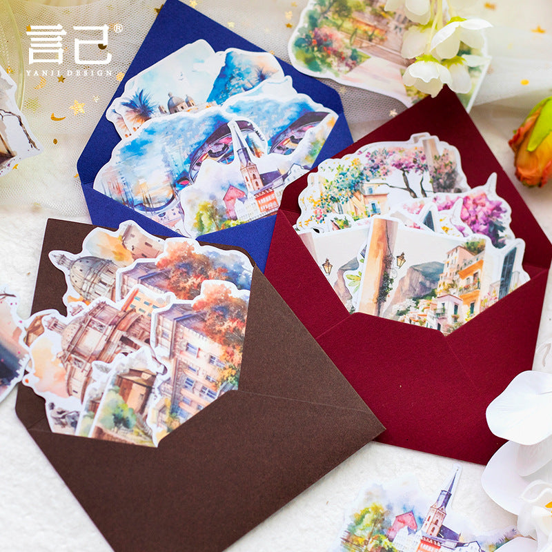 10pcs view of city sticker pack (S26031802)