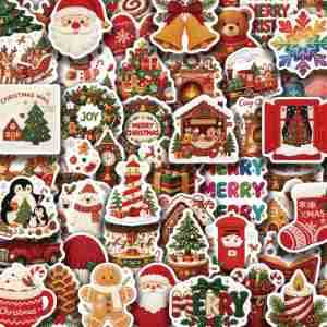 Christmas sticker 50pcs
