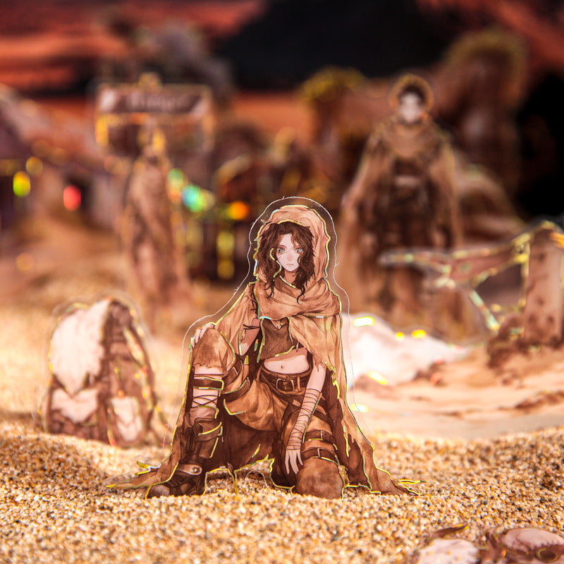 15pcs waste land sticker pack (S25071205)