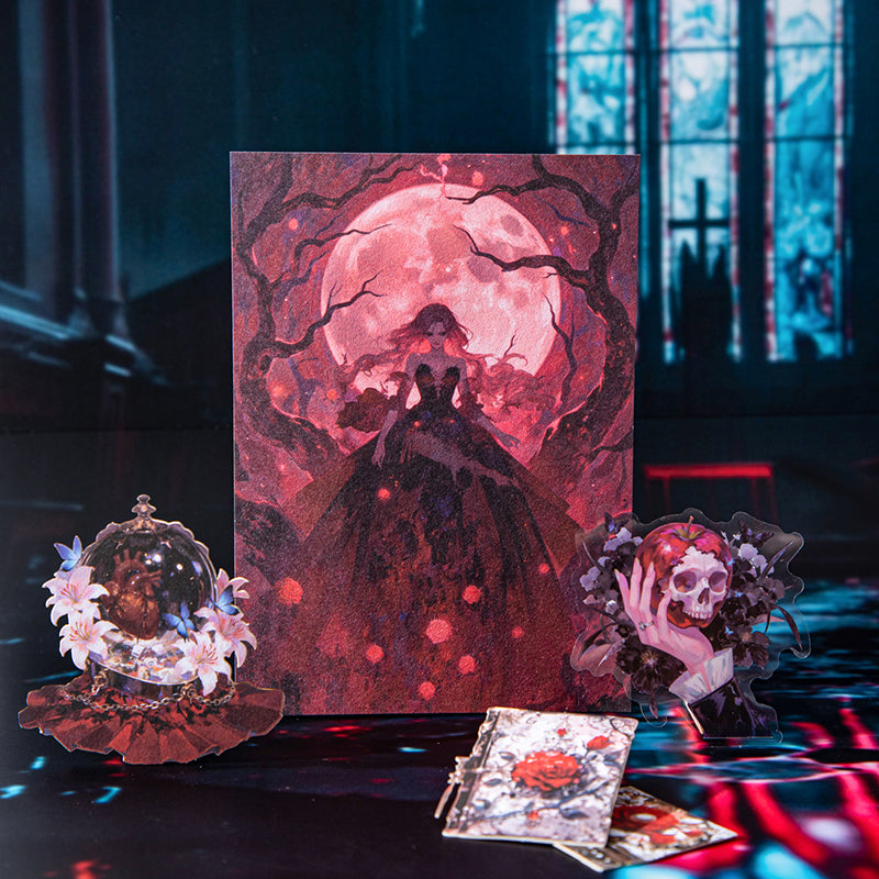 30pcs gothic sticker + paper pack (P25100906)