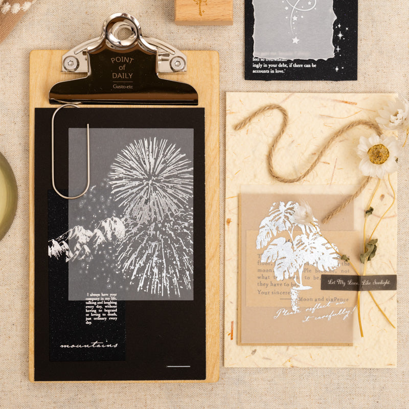 10pcs nature silver sticker pack(S26052707)