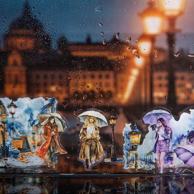 1 roll night scene pre-cut PET-tape (T25070401)