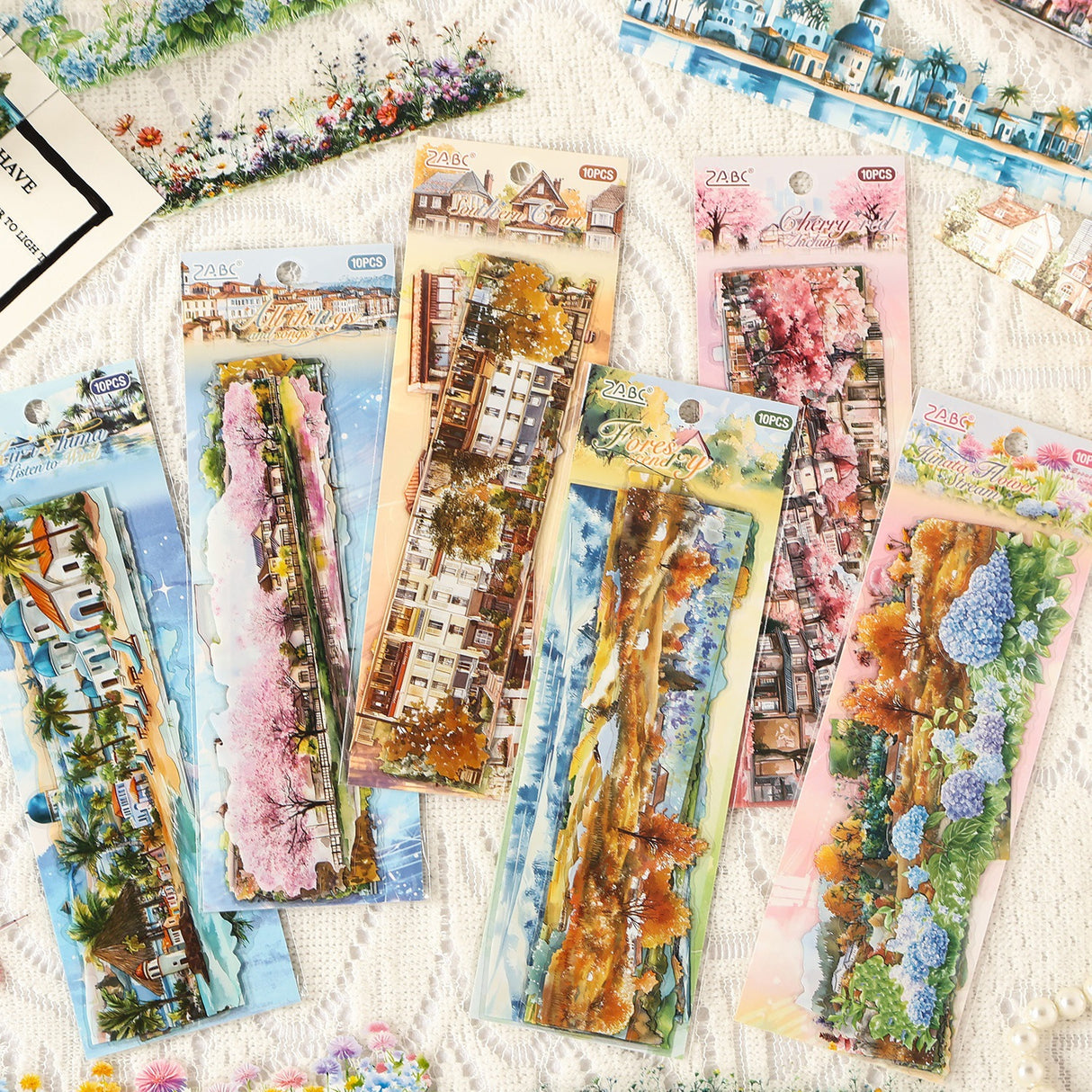 10pcs landscape sticker pack (S25071007)