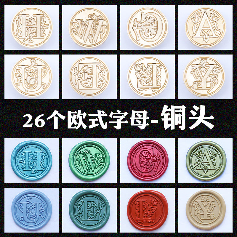 1pc Letter wax seal stamp (Z25041904)
