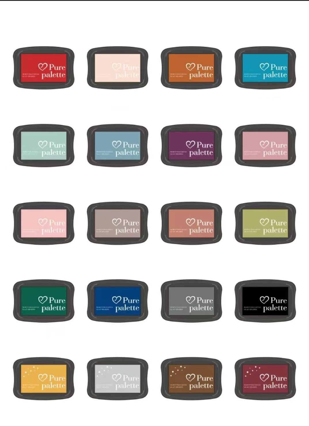 20pcs ink pad set (Y103102)