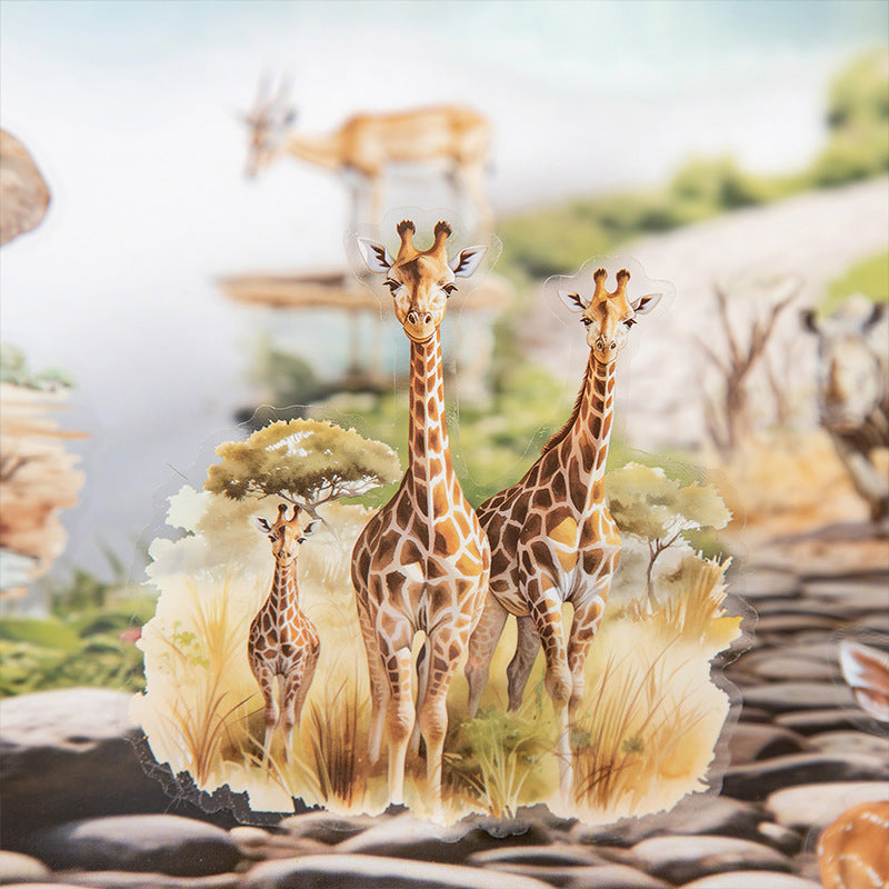 20sheets animal sticker book (S25051403)