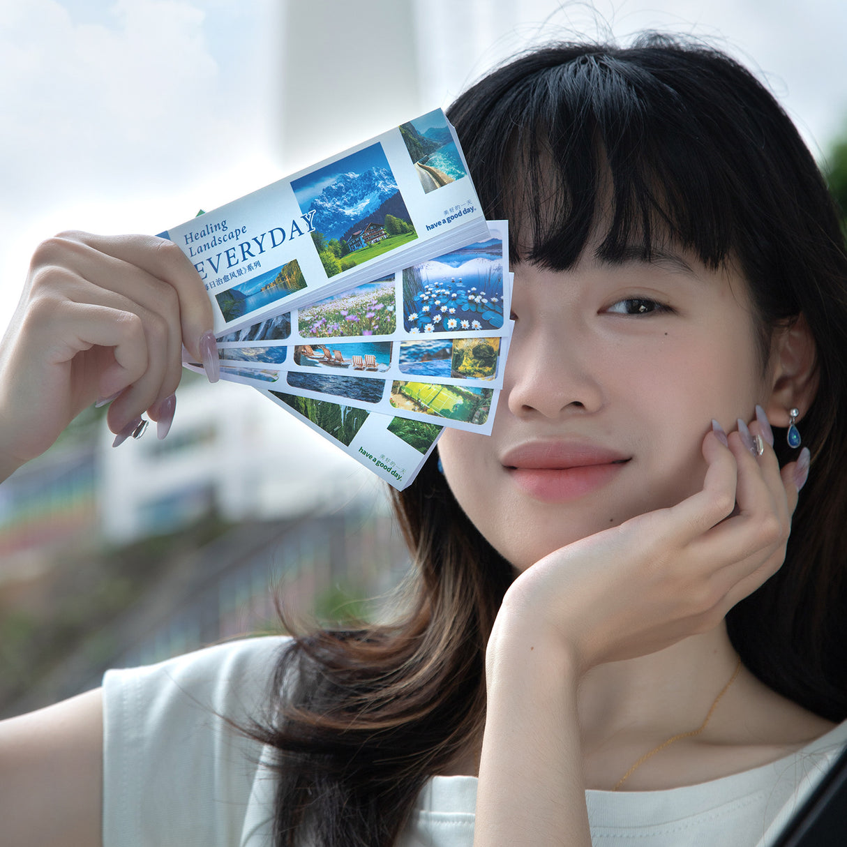 30pcs Landscape washi-sticker book (TZB25060601)