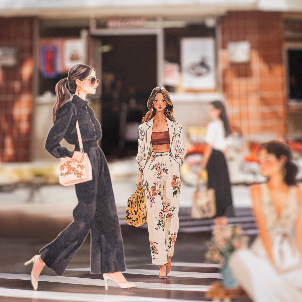 20pcs fashion girl sticker pack (S25071803)