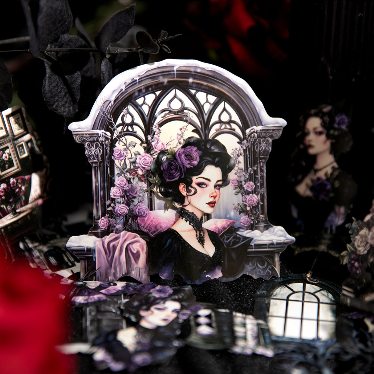 20pcs dark gothic sticker pack (S25061010)