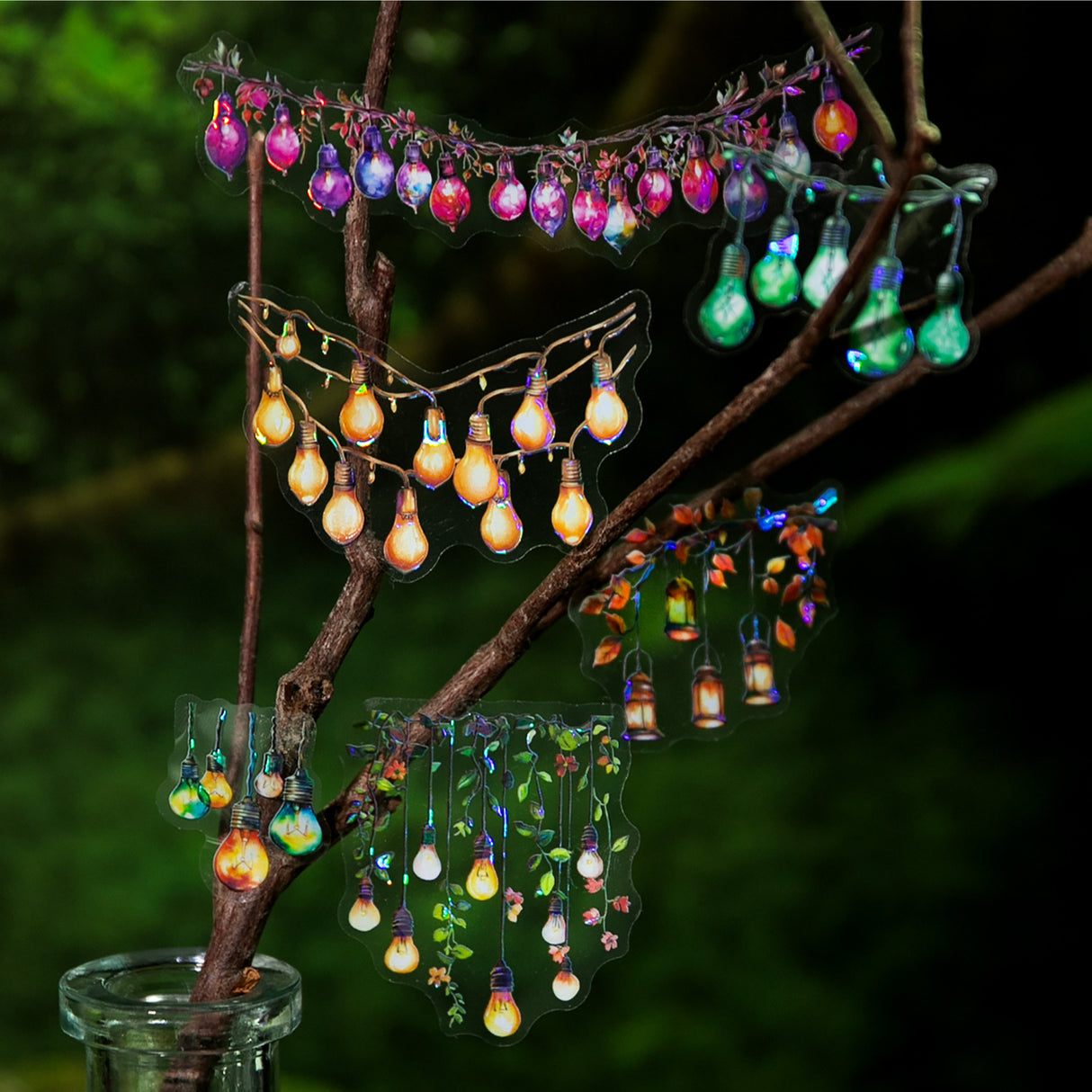 15pcs lights sticker pack (S25071101)