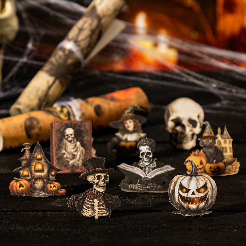60pcs Halloween sticker+paper pack (S25072002)