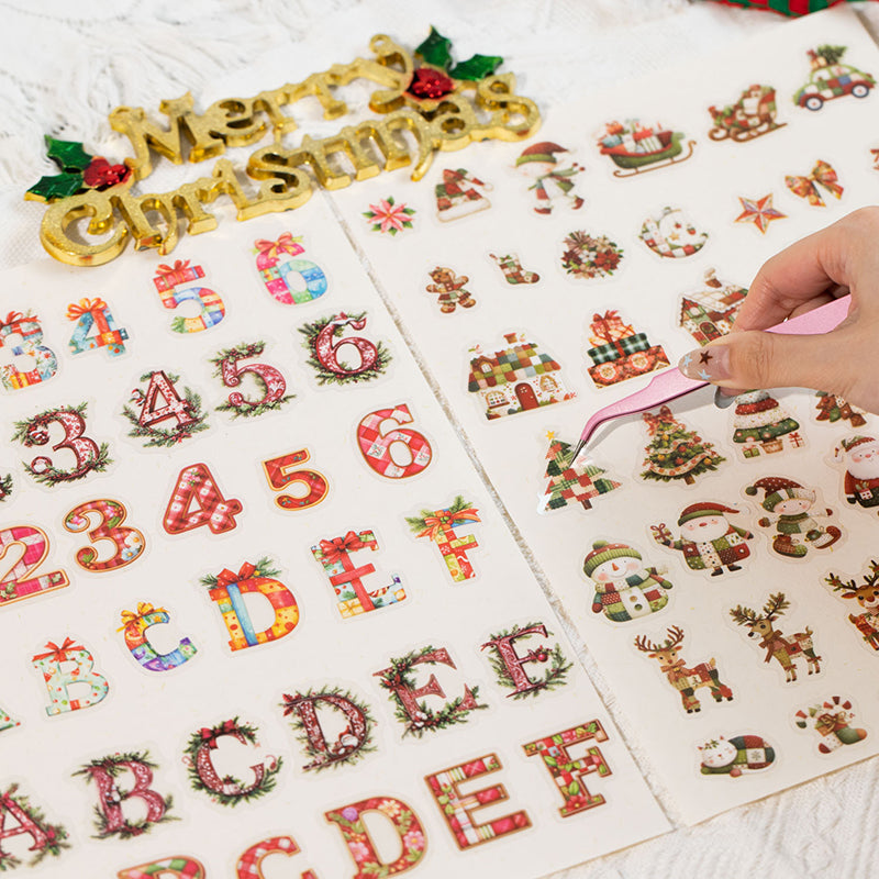 108pcs christmas sticker pack(S26082603)