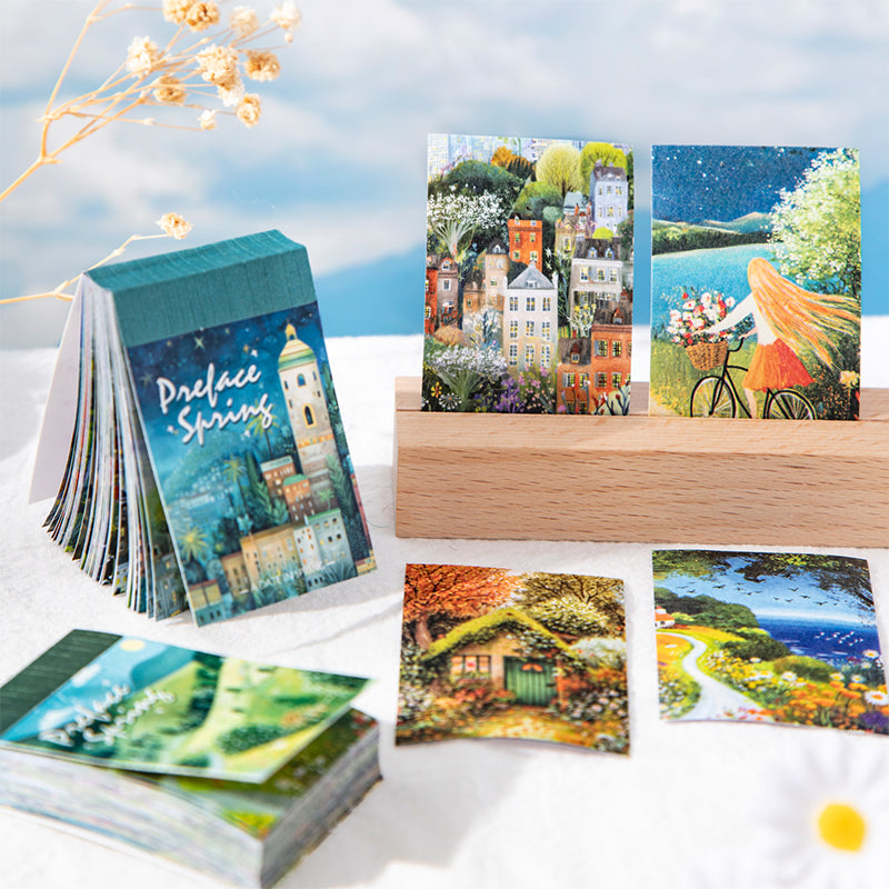 50pcs mini washi-sticker book(TZB26020304)