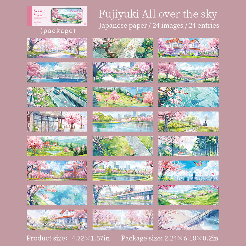View washi-sticker book 24pcs