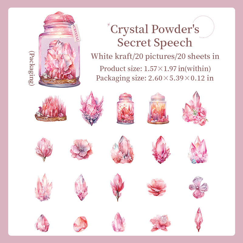 20pcs crystal sticker pack (S25090902)