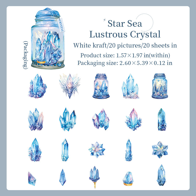 20pcs crystal sticker pack (S25090902)
