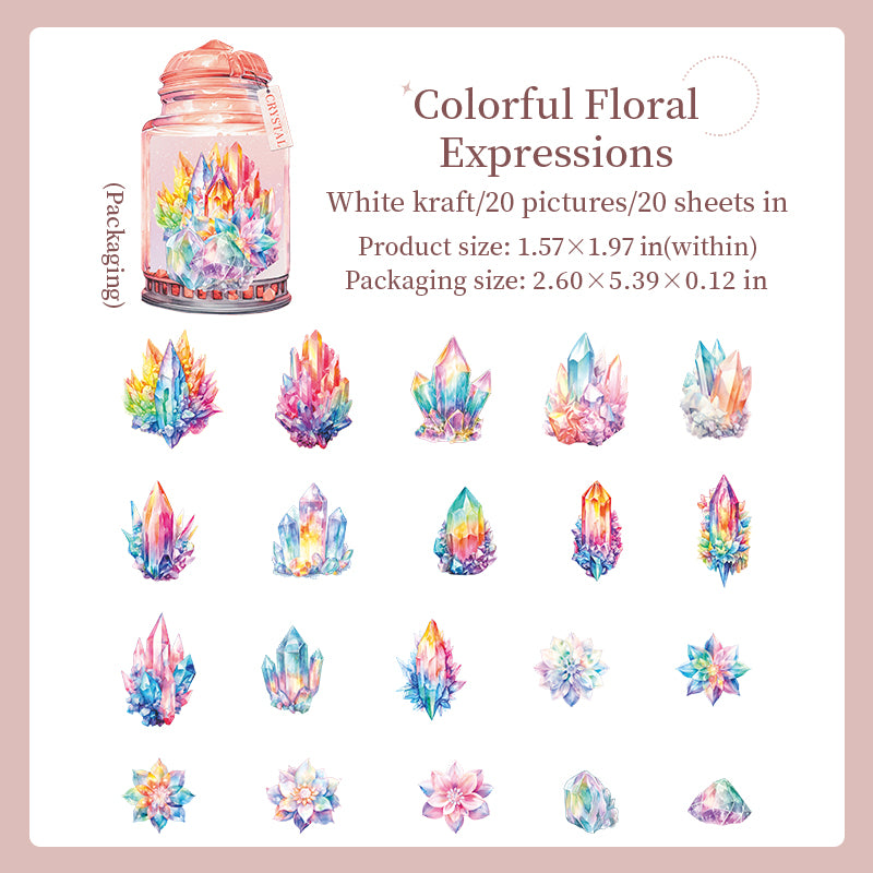 20pcs crystal sticker pack (S25090902)