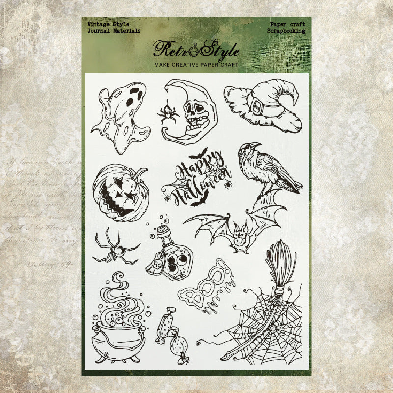 1pc halloween x-mas clear stamp (Z25062004)
