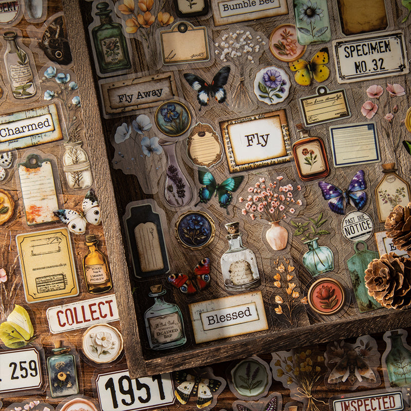 50pcs vintage sticker pack (S25090406)