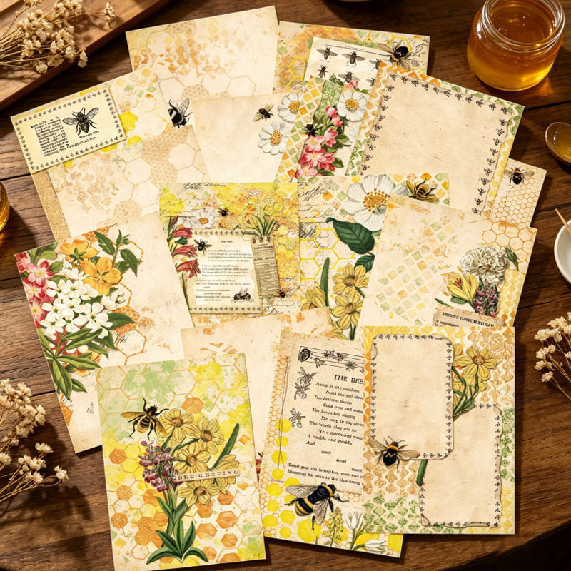 16pcs bees paper pack(P26052005)