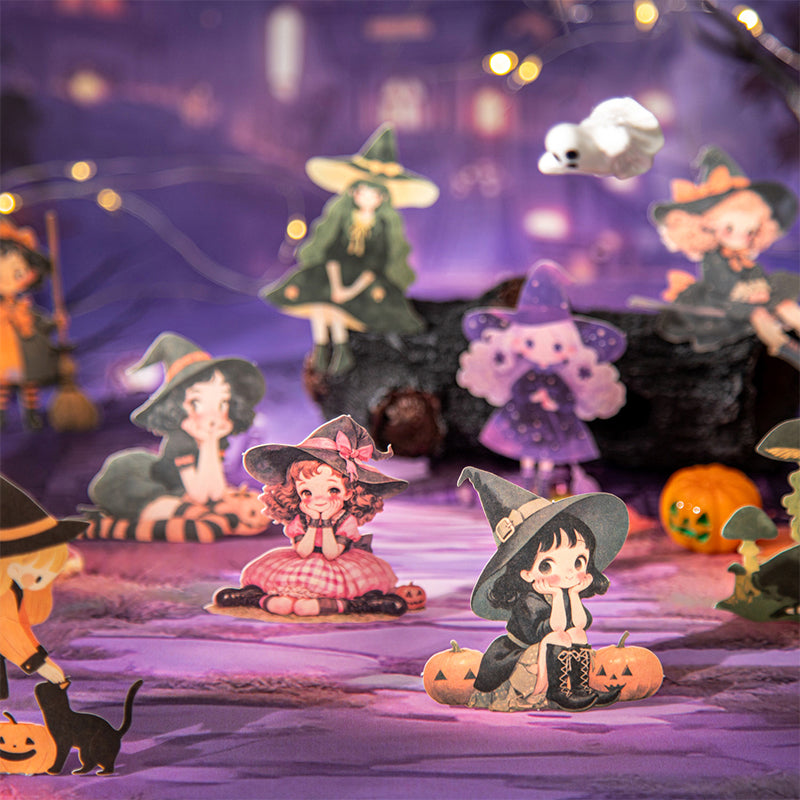 15pcs cute witches sticker pack (S25080603)