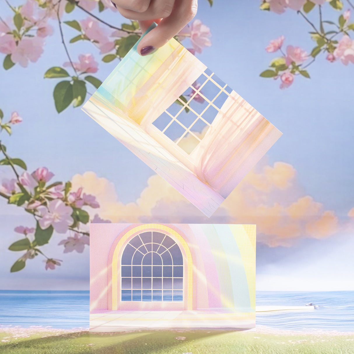 10pcs window view sticker pack (S25071002)