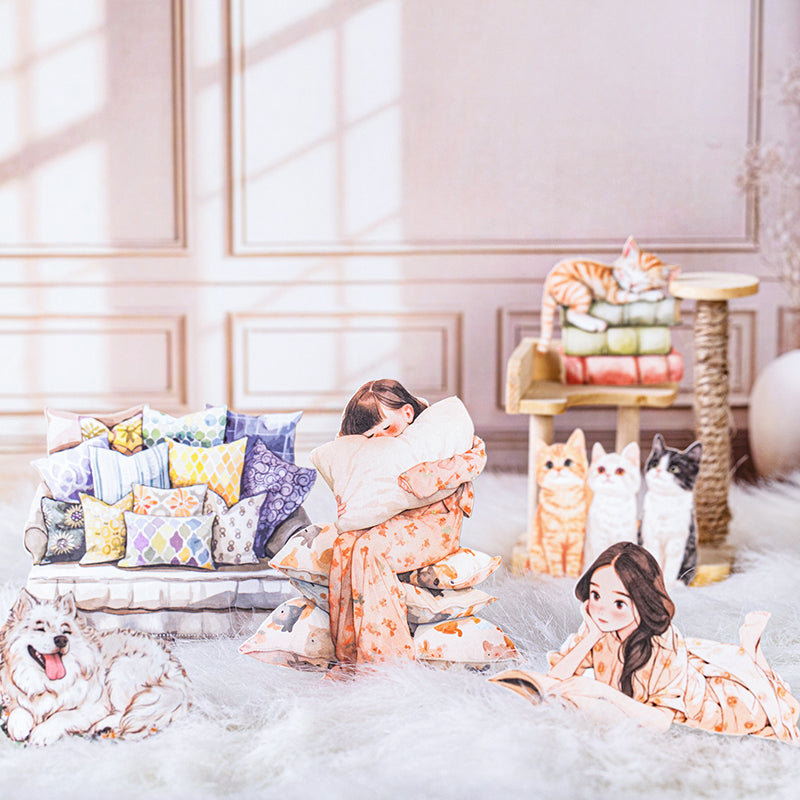 100pcs lying lifestyle sticker pack (S25082710)