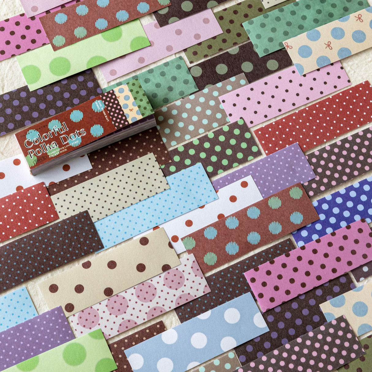 50pcs floral dot washi-sticker book(TZB26052609)