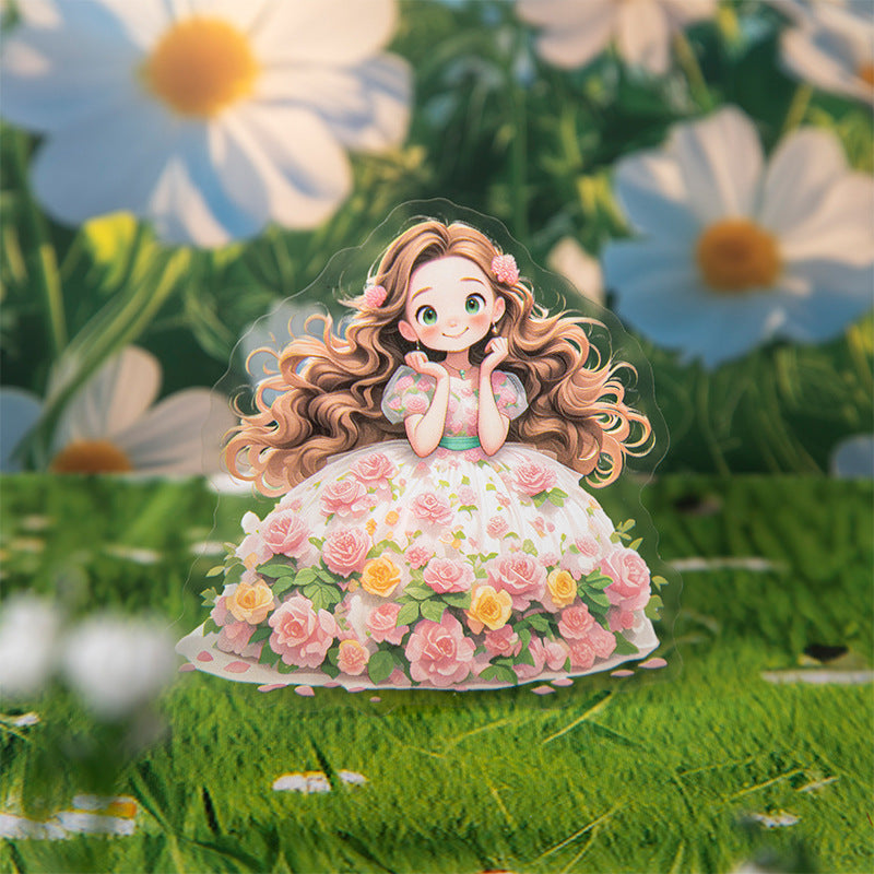 10pcs story in flower PET-sticker pack (S25071102)