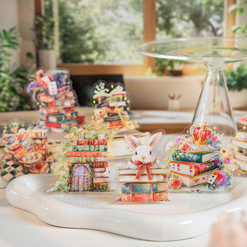 10pcs bookish journey PET- stikcer pack (S25072202)