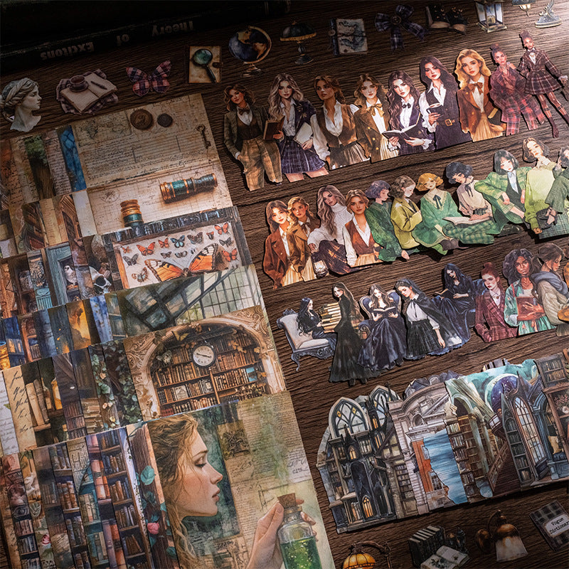 25pcs gothic academy sticker pack (p25070203)