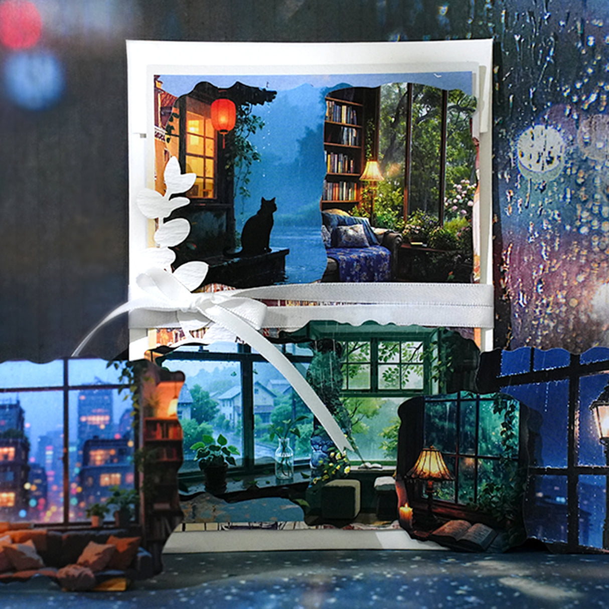 40pcs rainy sticker box (S25062002)