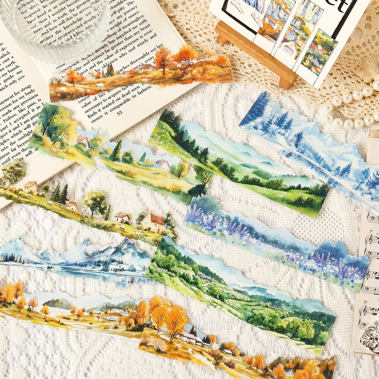 10pcs landscape sticker pack (S25071007)