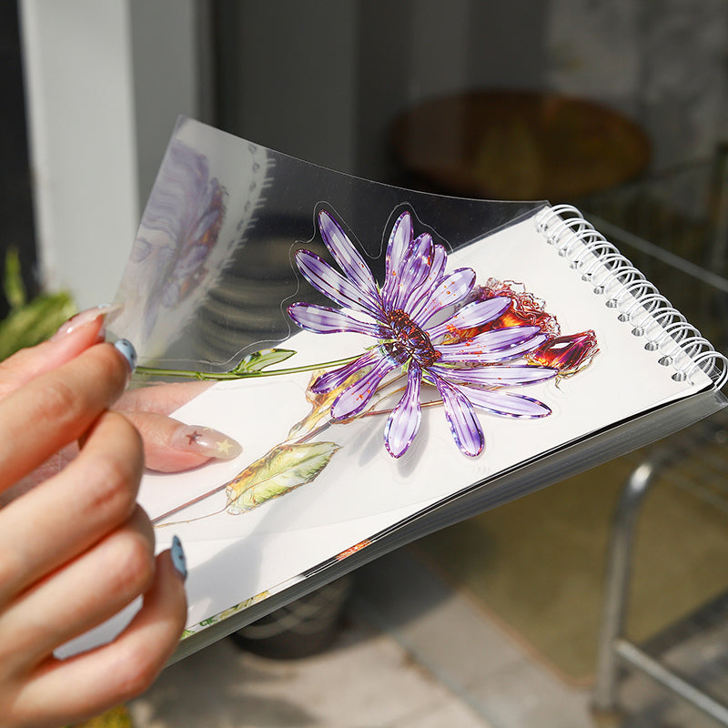 50pcs floral sticker book(TZB26082602)